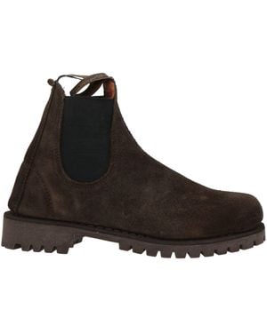 Sebago Campsides Dark Ankle Boots Leather - Black