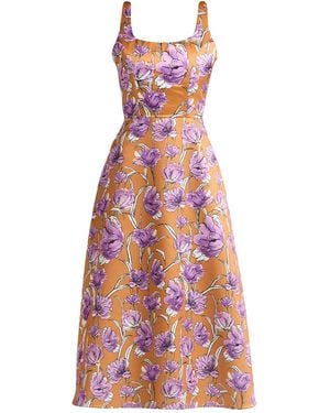 GIADA CURTI RESORT Midi Dress - Red