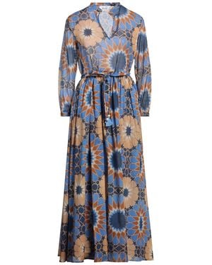 Niu Maxi Dress Cotton - Blue