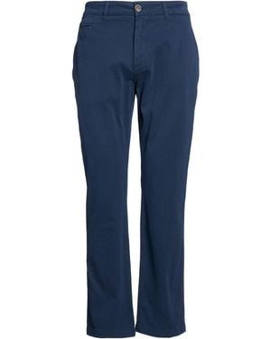 La Martina Trousers Cotton, Elastane - Blue