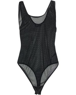 Anine Bing Bodysuit - Black