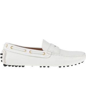 Car Shoe Loafer - White