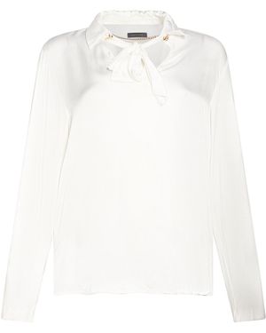 Elena Miro Top Viscose, Elastane - White