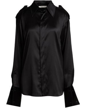 Phoebe Philo Shirt Silk, Elastane - Black
