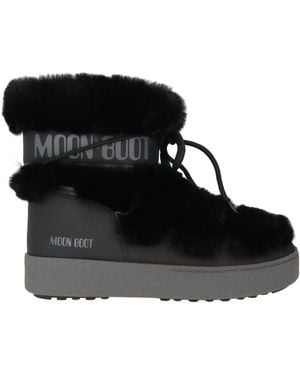 Moon Boot Botines De Caña Alta - Negro