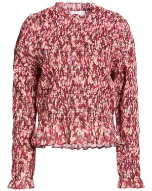 Merlette Burgundy Top Cotton - Red