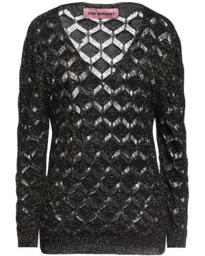 Pink Memories Jumper - Black
