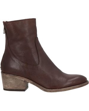 CURIOSITÉ Ankle Boots Calfskin - Brown