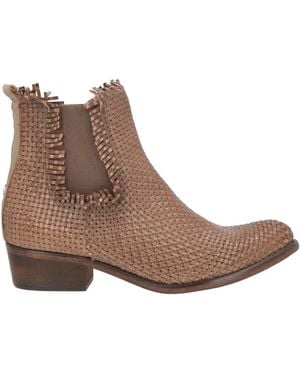 Zoe Ankle Boots Leather - Brown