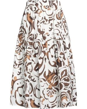Caractere Midi Skirt - White