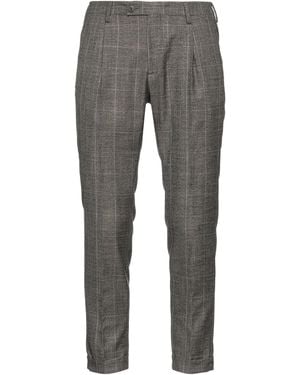 BRO-SHIP Pants Polyester, Viscose, Elastane - Gray