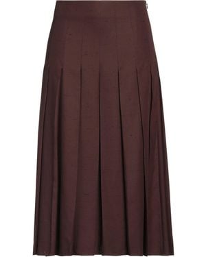 Agnona Midi Skirt - Brown