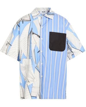 MSGM Chemise - Bleu