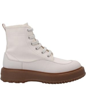 Hogan Ankle Boots - Natural