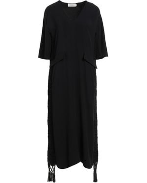 Agnona Midi Dress - Black