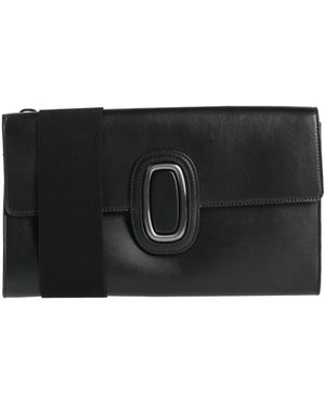 Octogony Cross-Body Bag Cow Leather - Black