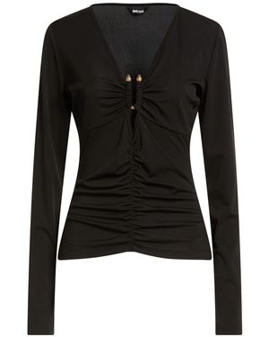 Just Cavalli Top Polyester, Elastane - Black