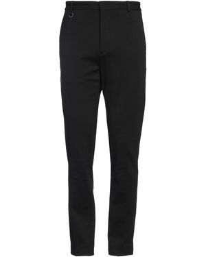 Paolo Pecora Trousers Viscose, Polyamide, Elastane - Black