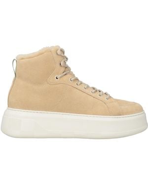 Woolrich Sand Ankle Boots Leather - Natural