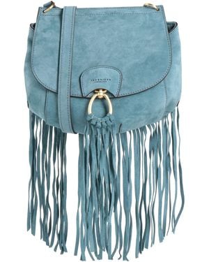 The Bridge Cross-Body Bag Leather - Blue