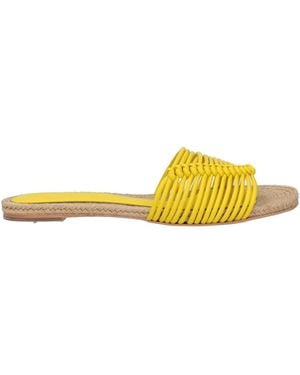 Paloma Barceló Espadrilles Leather - Yellow
