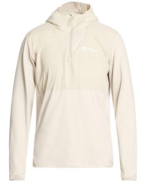 Jack Wolfskin Sweatshirt Recycled Polyester, Elastane - Natural