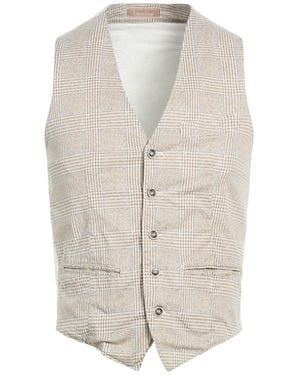 BERNESE Milano Tailored Vest Lyocell, Cotton, Elastane - White