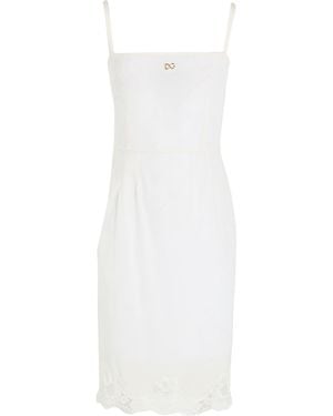 Dolce & Gabbana Minivestido - Blanco