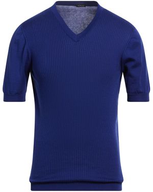Kiton Sweater Cotton - Blue