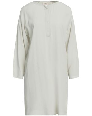 HER SHIRT HER DRESS Mini Dress - Gray