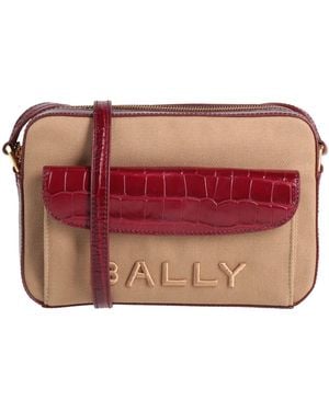 Bally Cross-Body Bag Textile Fibers - Pink