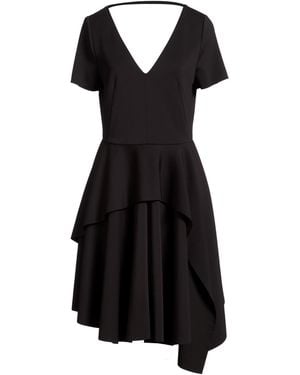 Carla G Mini Dress Polyester, Elastane - Black