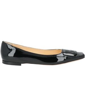 Rochas Ballet Flats Calfskin - Black