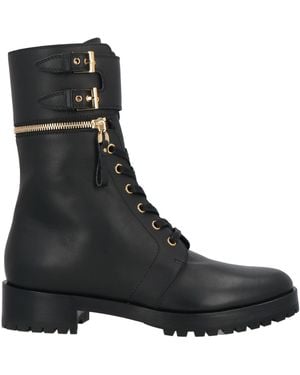 Sergio Rossi Ankle Boots Leather - Black