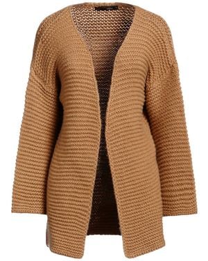 INCENTIVE! Camel Cardigan Wool - Brown