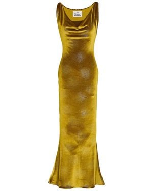 Vivienne Westwood Maxi Dress Polyester, Elastane - Yellow