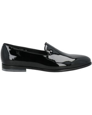 Doucal's Carpet Loafers Leather - Black