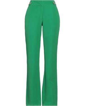 Gaelle Paris Pants Polyester, Elastane - Green
