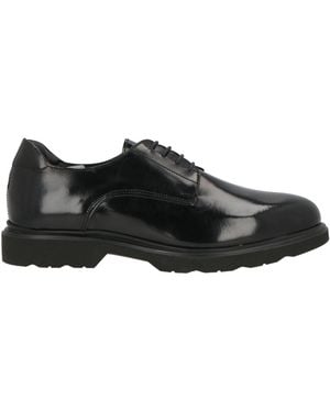 Exton Lace-Up Shoes Leather - Black