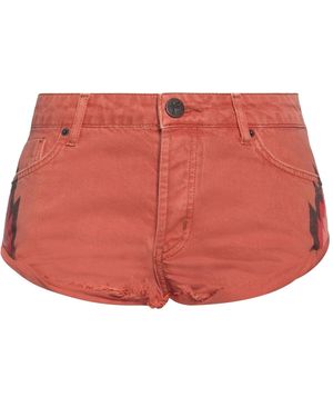 One Teaspoon Denim Shorts - Red