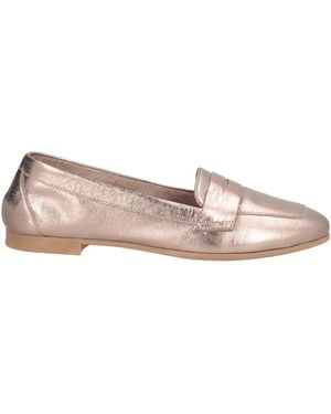 BUENO Platinum Loafers Leather - Pink