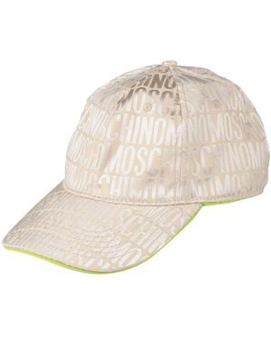 Moschino Hat Polyester, Cotton - Natural
