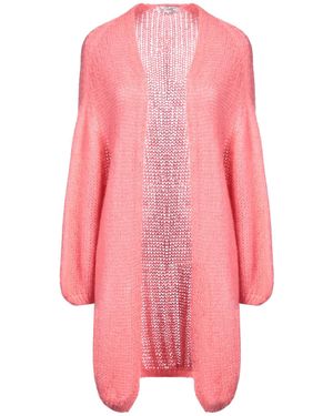 Sufé Firenze Cardigan Acrylic, Polyamide, Mohair Wool, Wool - Pink