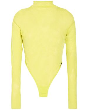DIESEL Bodysuit Nylon, Elastane - Yellow