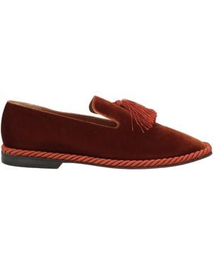 Robert Clergerie Loafers Textile Fibres - Red