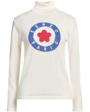 KENZO Rollkragenpullover - Weiß