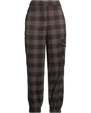 Oltre Chocolate Pants Polyester, Viscose, Elastane - Gray