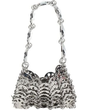 Rabanne Handbag Metal - White