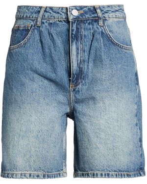 Oh April Denim Shorts - Blue