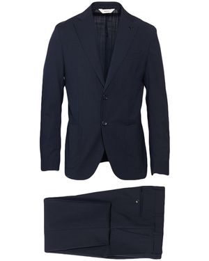 Paoloni Suit Virgin Wool - Blue